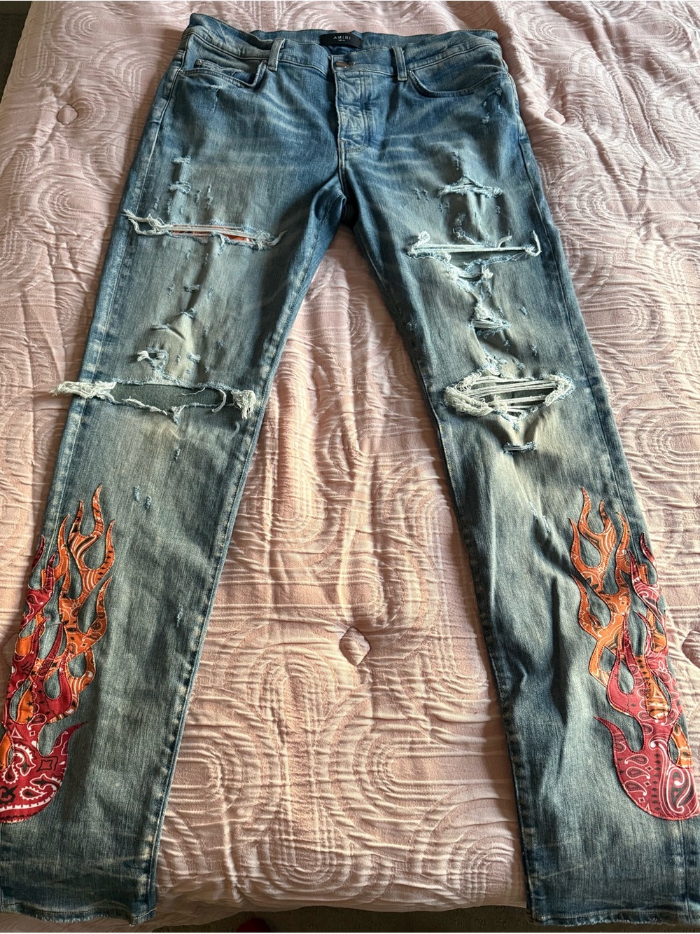 AMIRI Paisley Jeans size 38